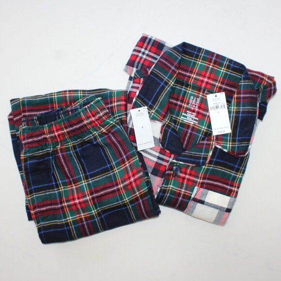 GAP KIDS Flannel Two-Piece PJ set Size 6 - Picture 2 of 3